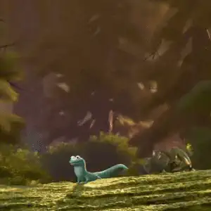 A lizard raising one hand in greeting